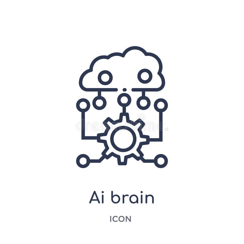 从人为intellegence和未来技术概述收藏的线性ai脑子象 稀薄的线ai被隔绝的脑子传染媒介 皇族释放例证 从人为intellegence和未来技术概述收藏的线性ai脑子象 稀薄的线ai被隔绝的脑子传染媒介 皇族释放例证